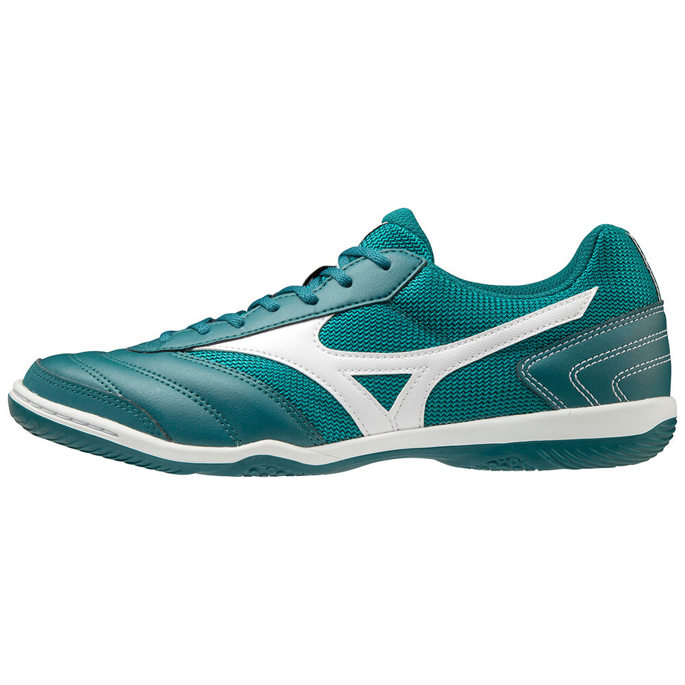 Zapatos De Futbol Mizuno MRL Sala Club IN Hombre Verde/Blancas Comprar MJTR-85690